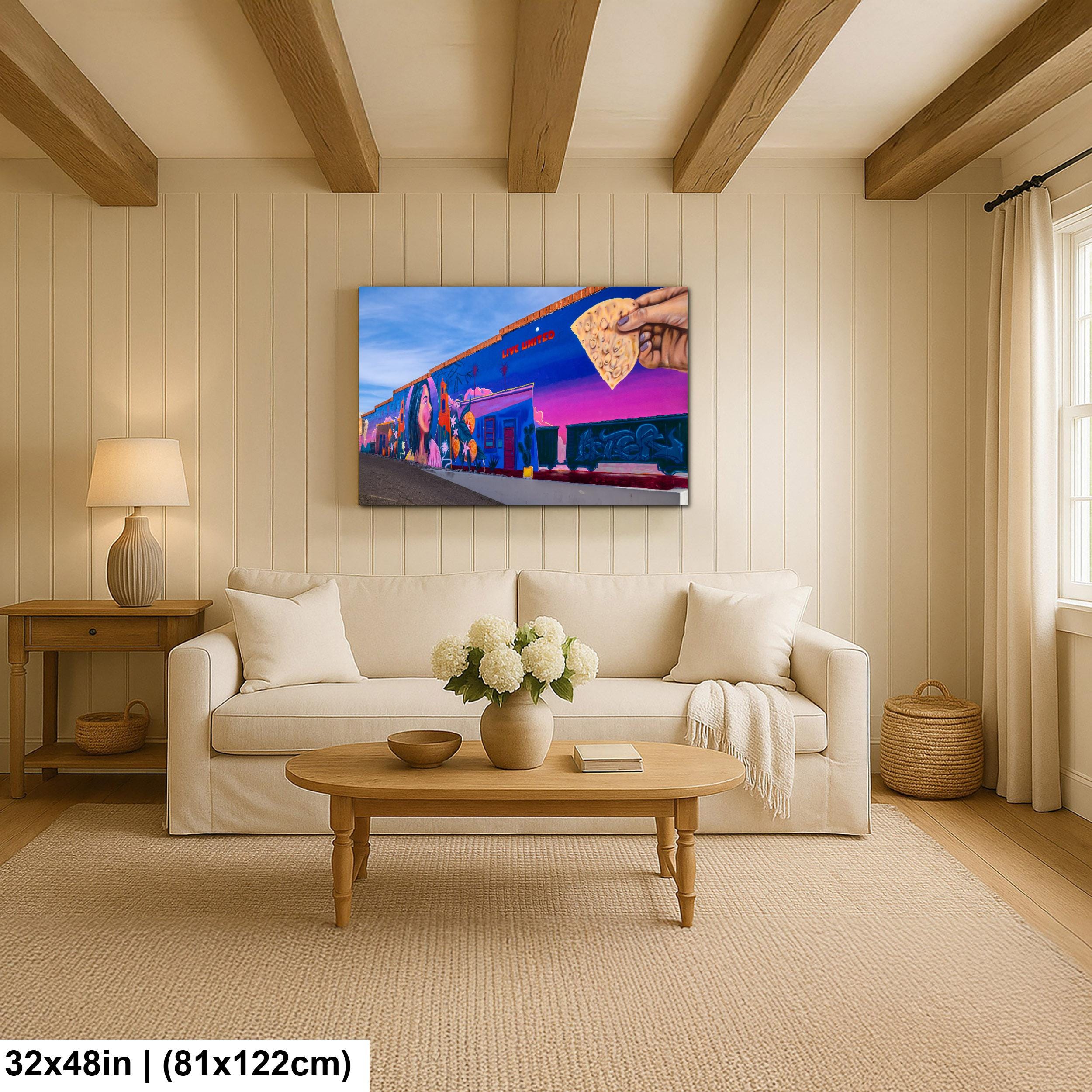 Tucson Mural - Live United Community Mural, Photography Print Wall Art