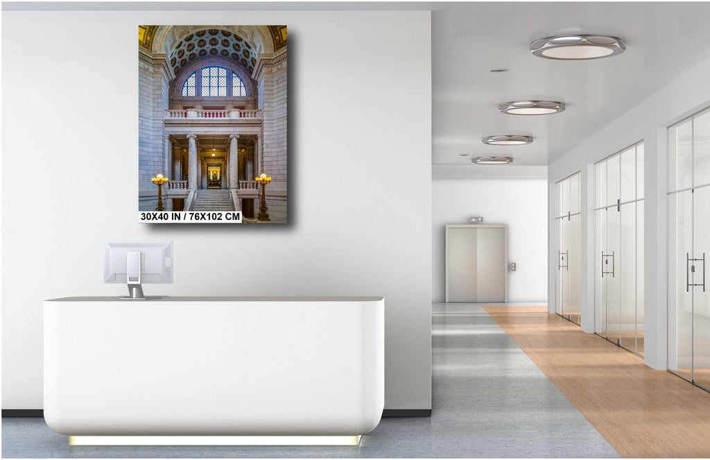 Rhode Island State House: A Portrait of Governance Wall Art Print Providence Rhode Island Portrait Photography Aluminum/Acrylic/Metal/Canvas