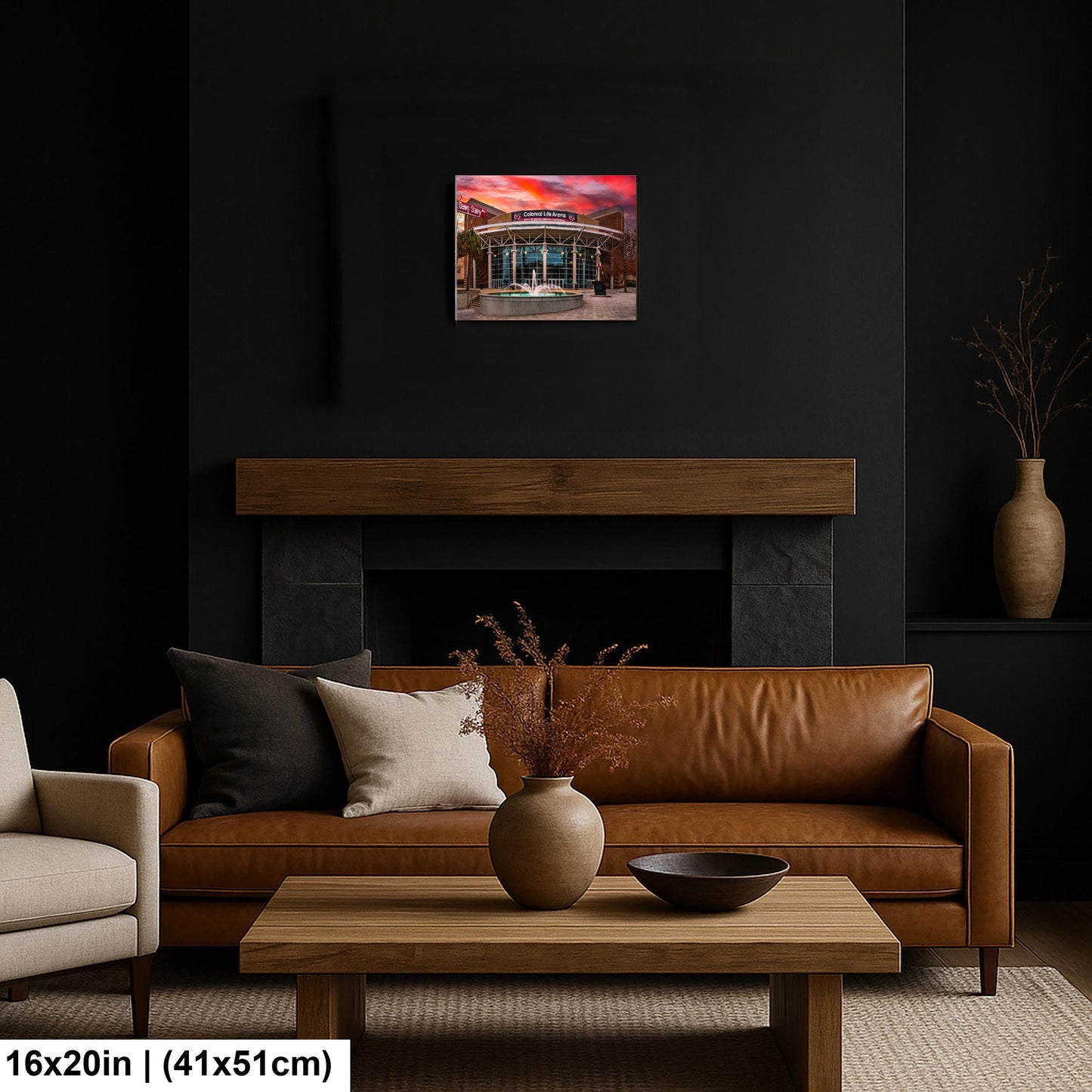 University of South Carolina Basketball Arena Print: A'ja Wilson Statue, Gamecocks Photography