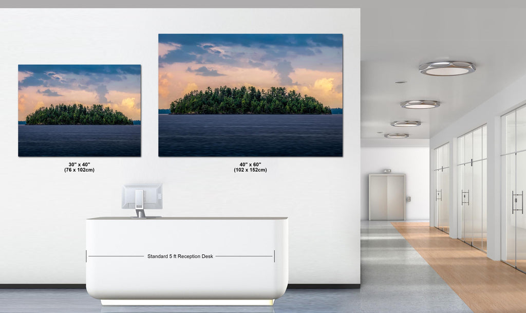 Voyageurs National Park Island, Minnesota Lake View, Tranquil Water, Nature Photography Wall Art