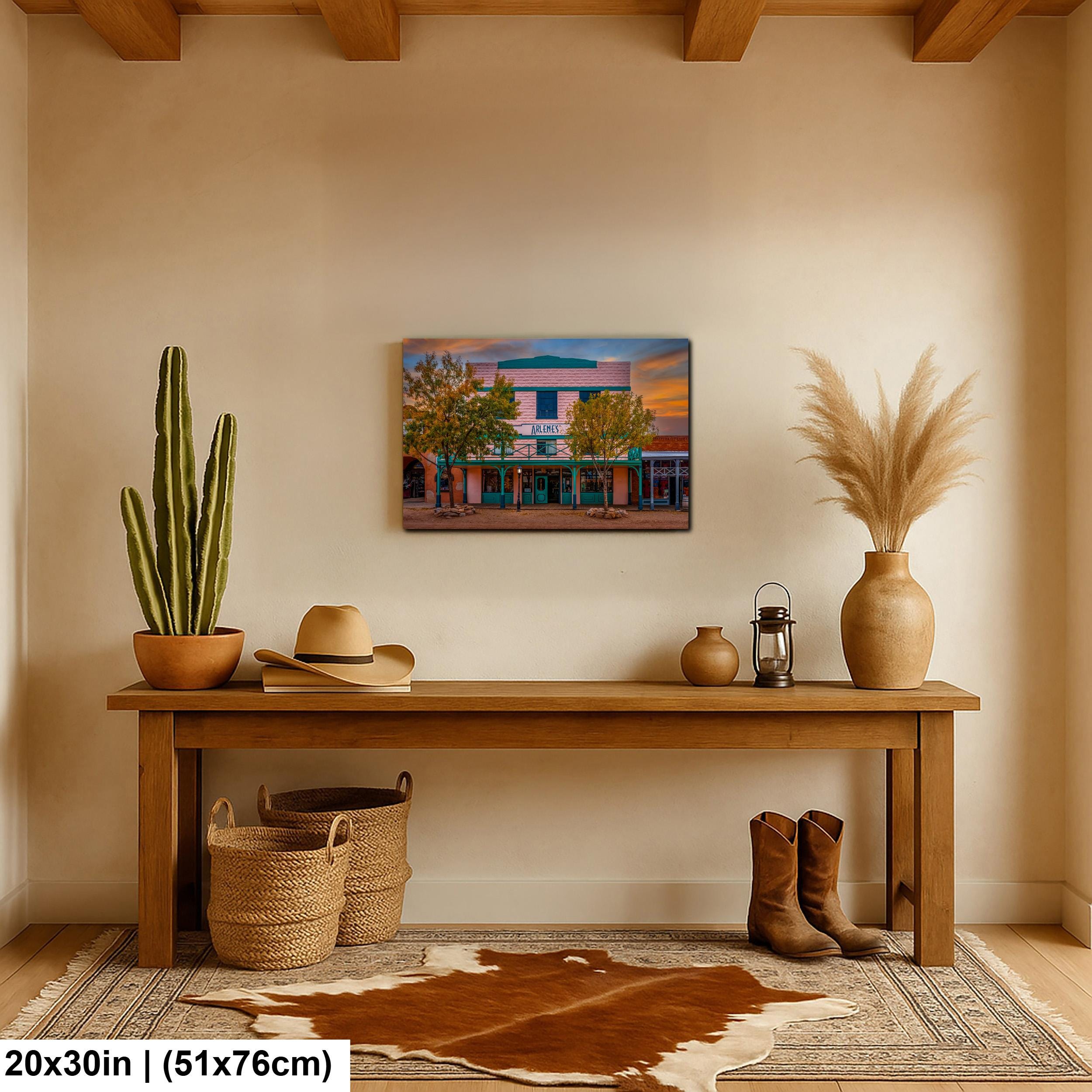 Old Tombstone Gunfights Arizona Western Town Architecture Desert Wall Art