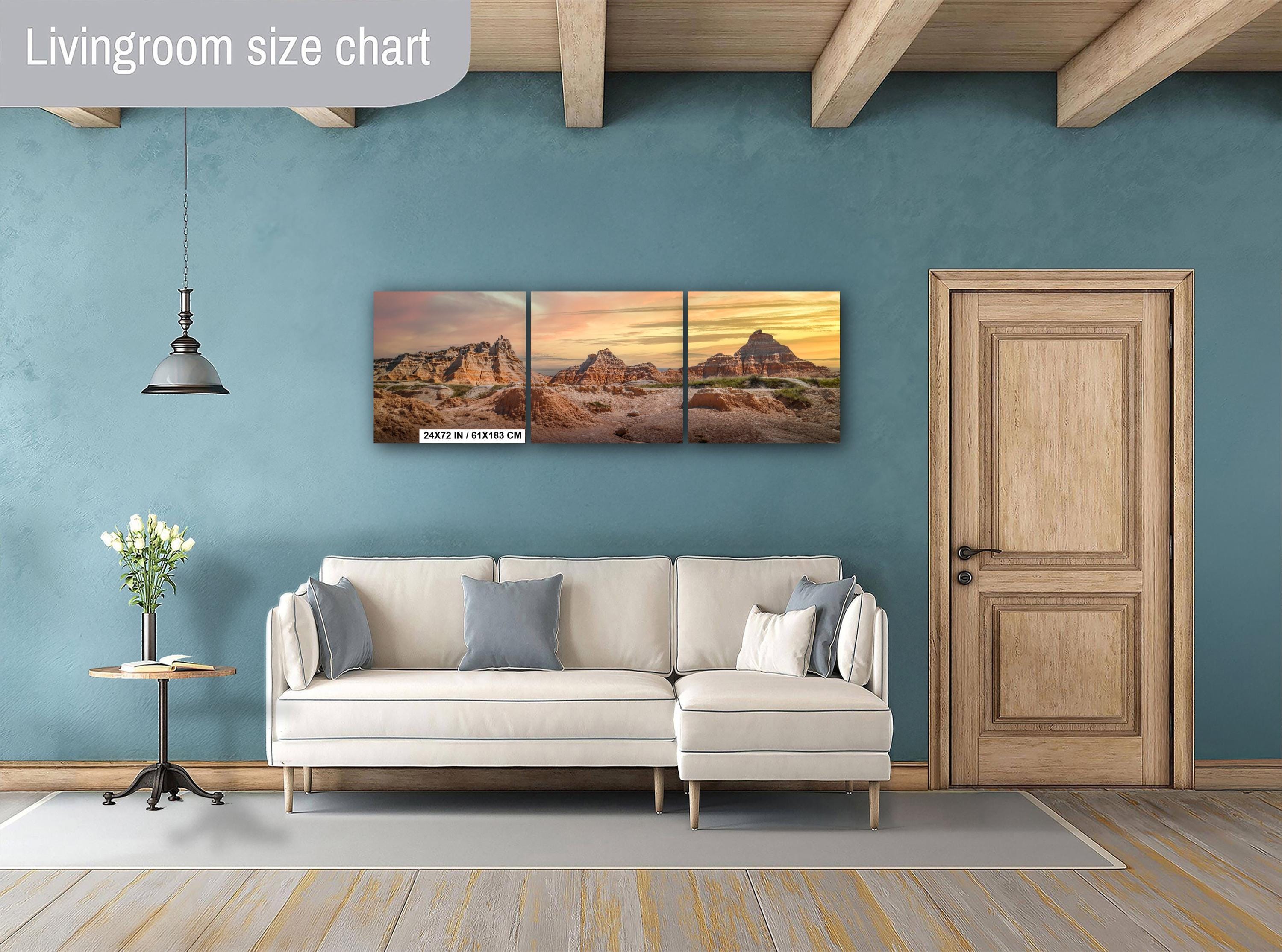 Badlands National Park Sunset Print: South Dakota Buttes Landscape Wall Art