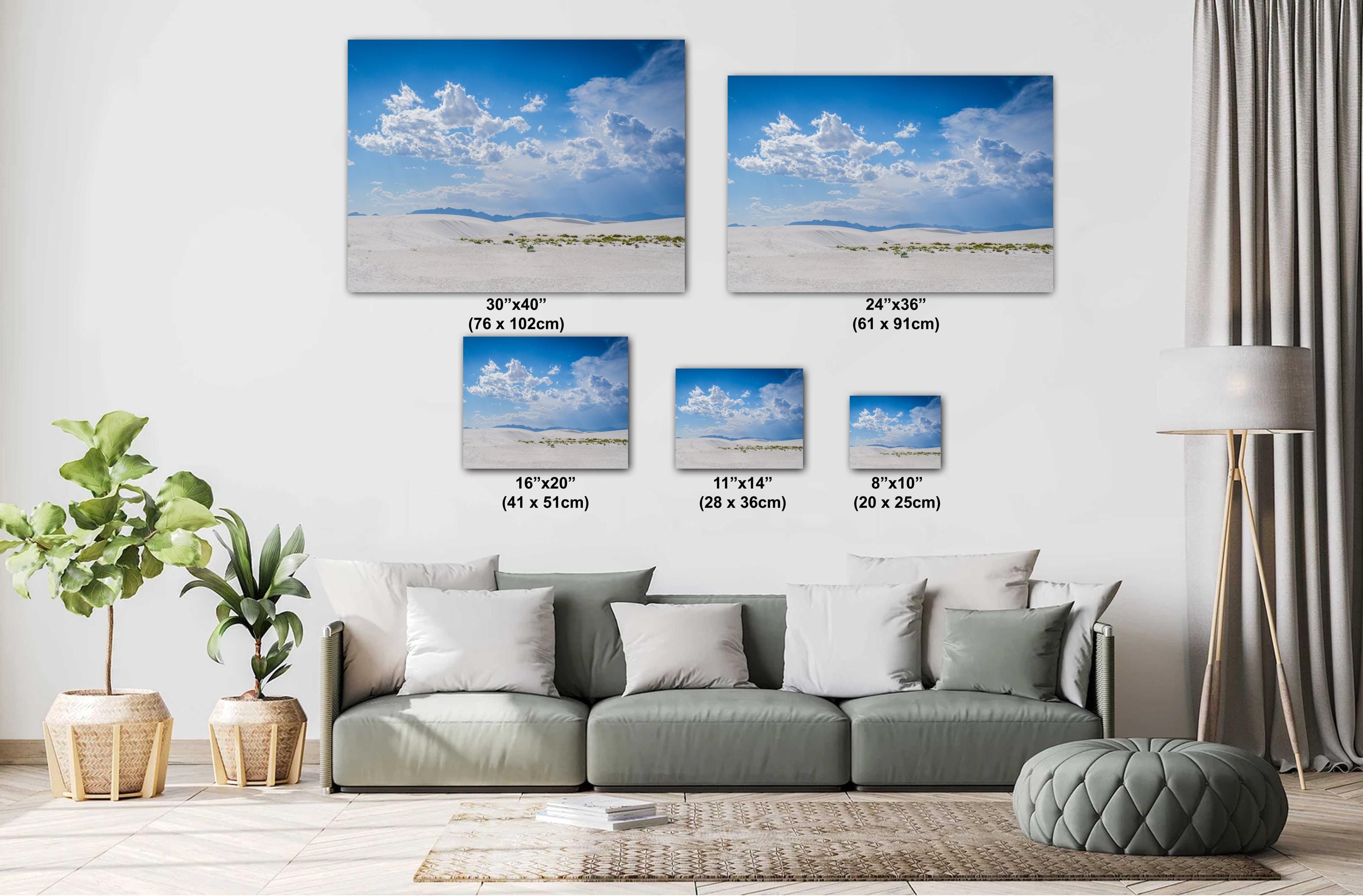White Sands National Park Print: New Mexico Landscape Wall Art