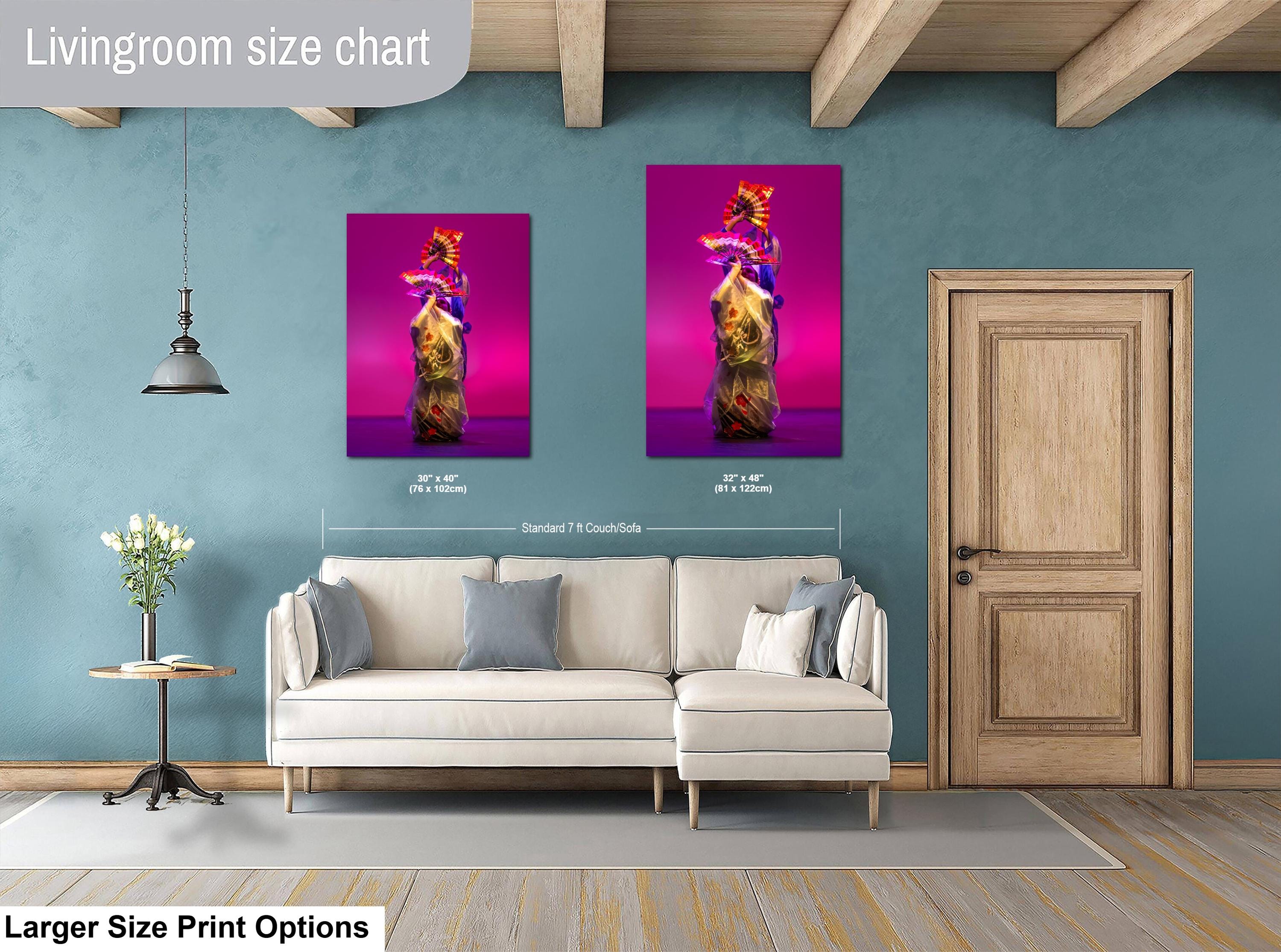 Taiko Odori Fan Dance – Japanese Stage Performance Photography Print | Vibrant Wall Art