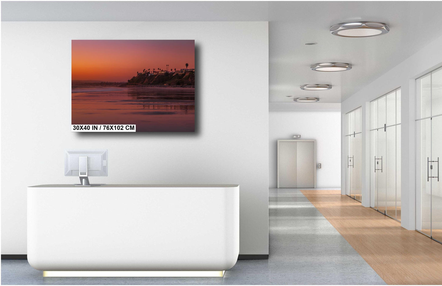 San Clemente Sunset Seascape Photography: California Coastal Wall Art