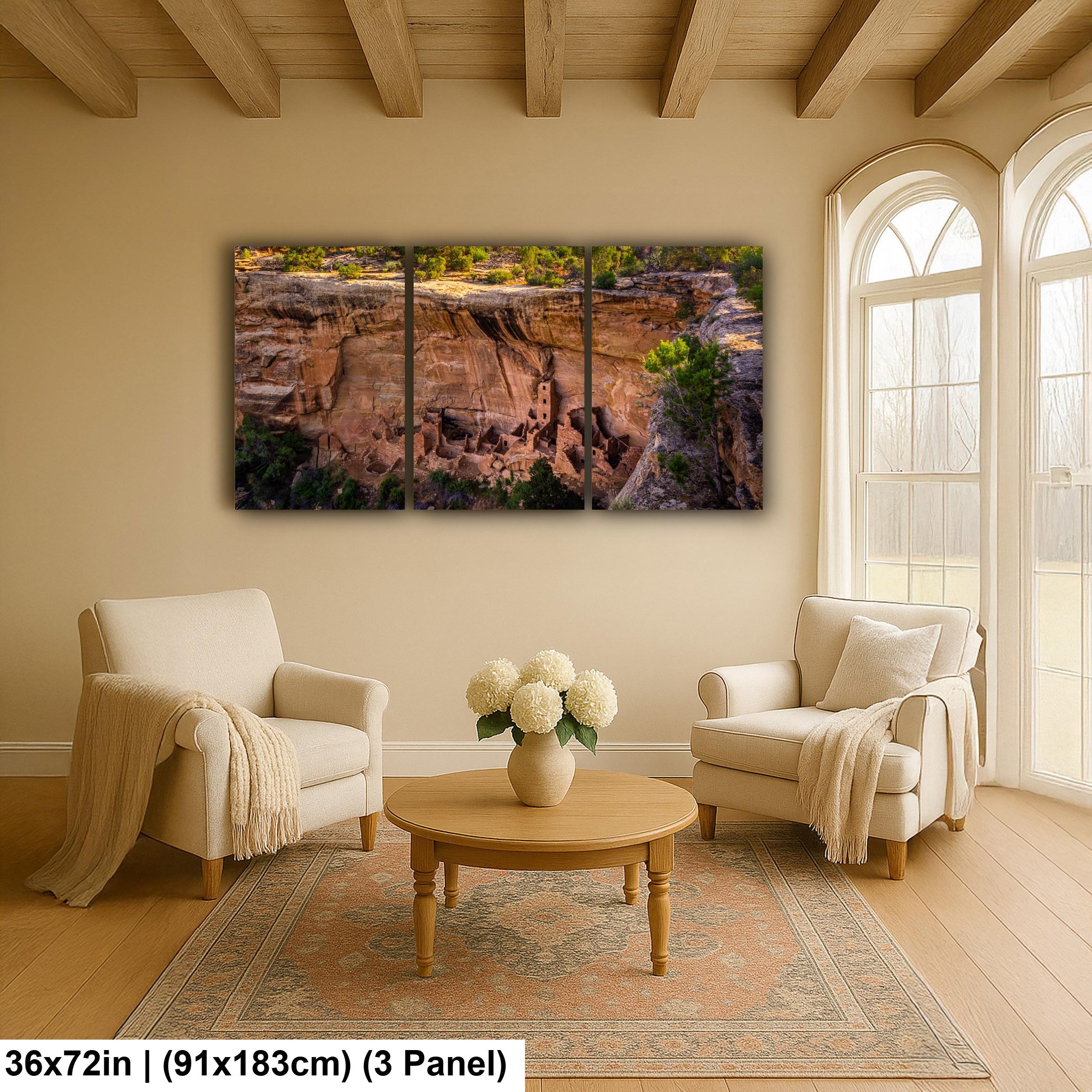 Cliff Palace at Mesa Verde National Park Photography Print, Cortez Colorado Wall Art, Ancient Pueblo Ruins Decor