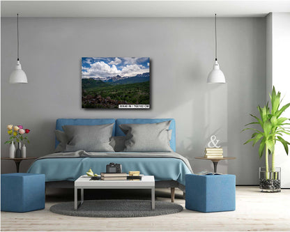 Breathtaking Views of Rocky Mountain Peaks from Colorado’s Telluride Wall Art Print Aluminum/Metal/Canvas Nature Landscape Photography
