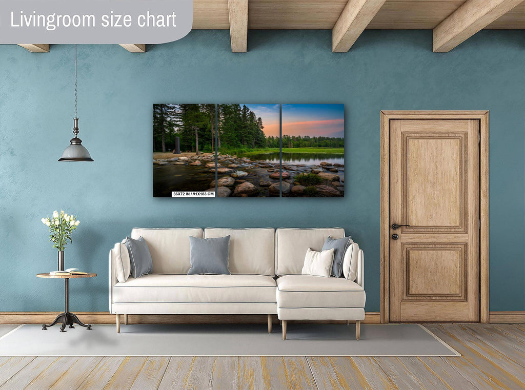 Itasca State Park Sunset: Minnesota Lake Photography Wall Art