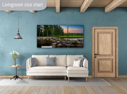 Itasca State Park Minnesota Headwaters of the Mississippi River Photo Print, Sunset Lake Forest Nature Wall Art Metal Canvas Photography