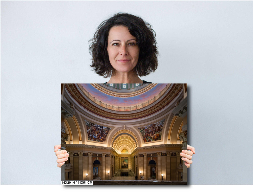 Oklahoma Capitol Rotunda Print: Historic Architecture Wall Art