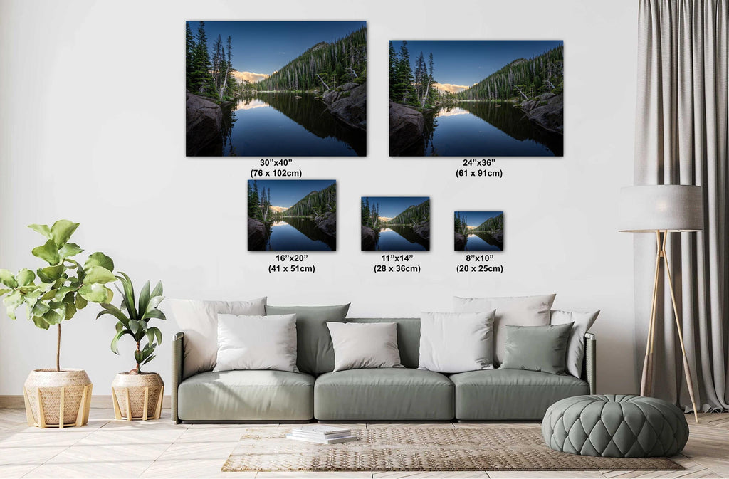 Dream Lake Pines Print: Rocky Mountain National Park Wall Art
