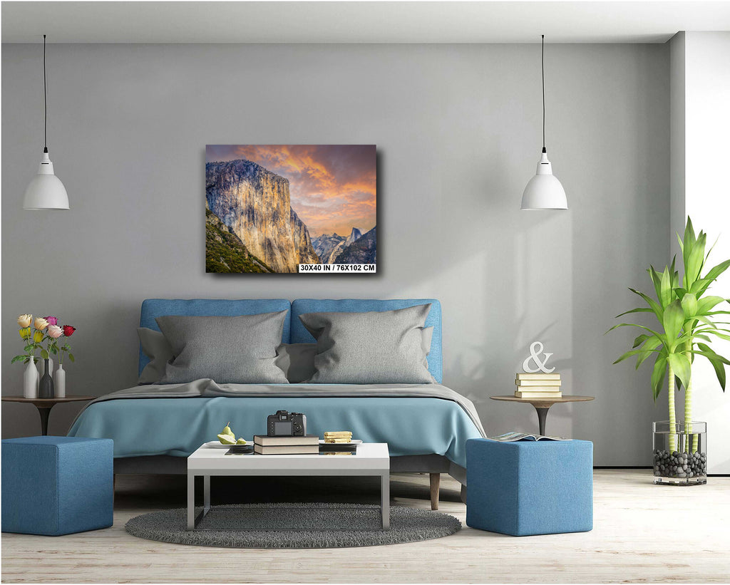El Capitan Wall Art – Yosemite National Park Poster | Granite Rock Formation Print