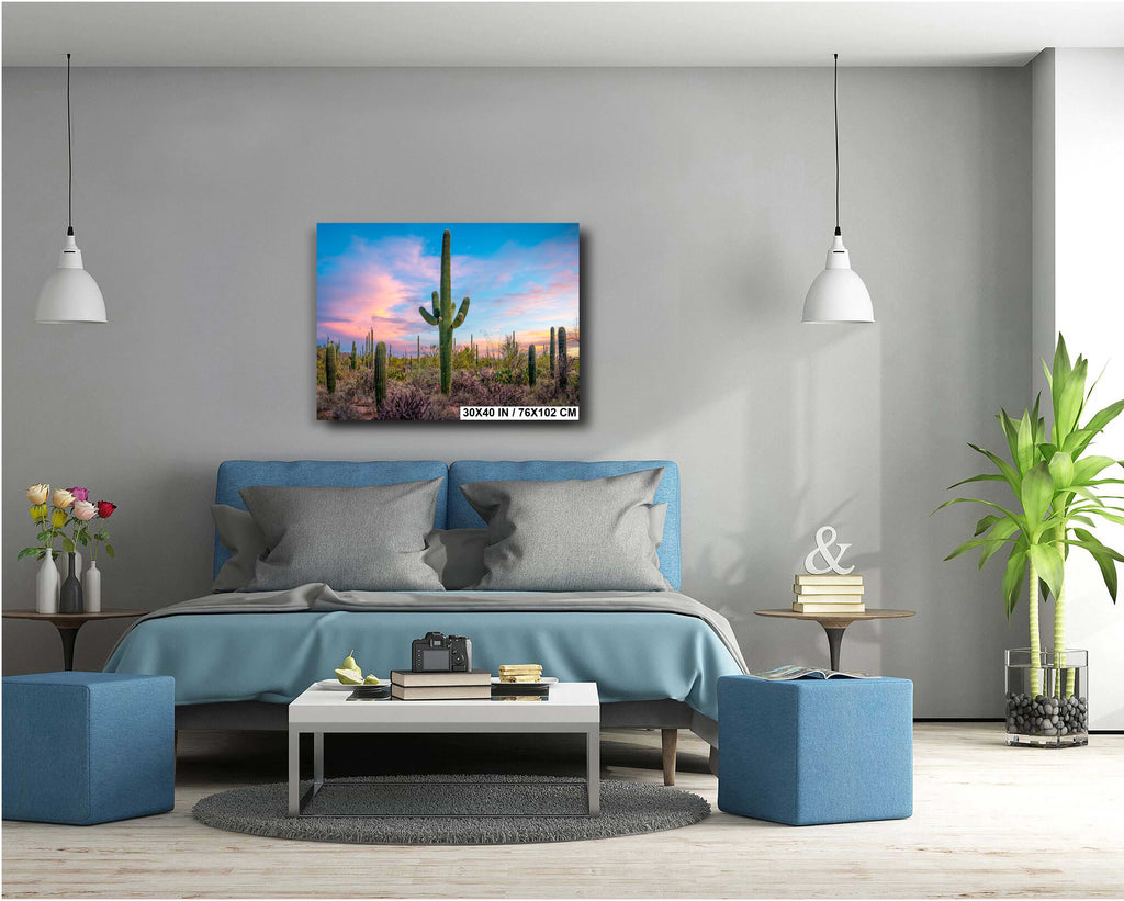 Saguaro Cactus Desert: Arizona Landscape Photography Wall Art