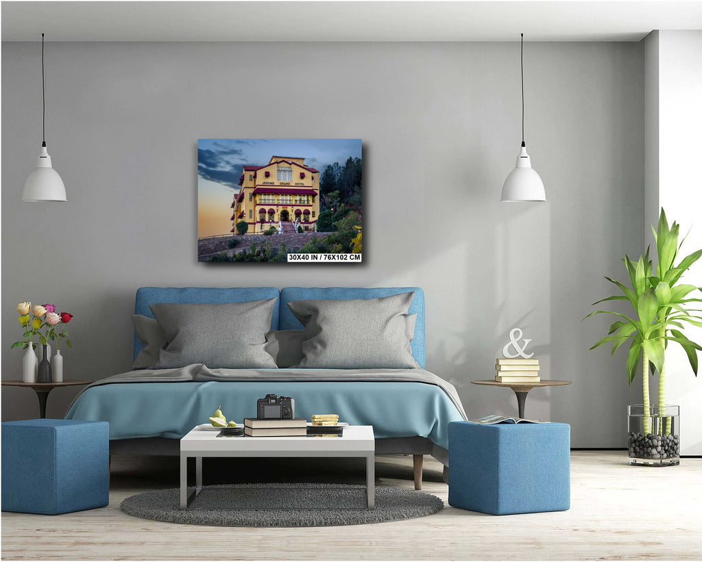 Jerome Grand Hotel Haunted Arizona Landmark Photography Wall Art