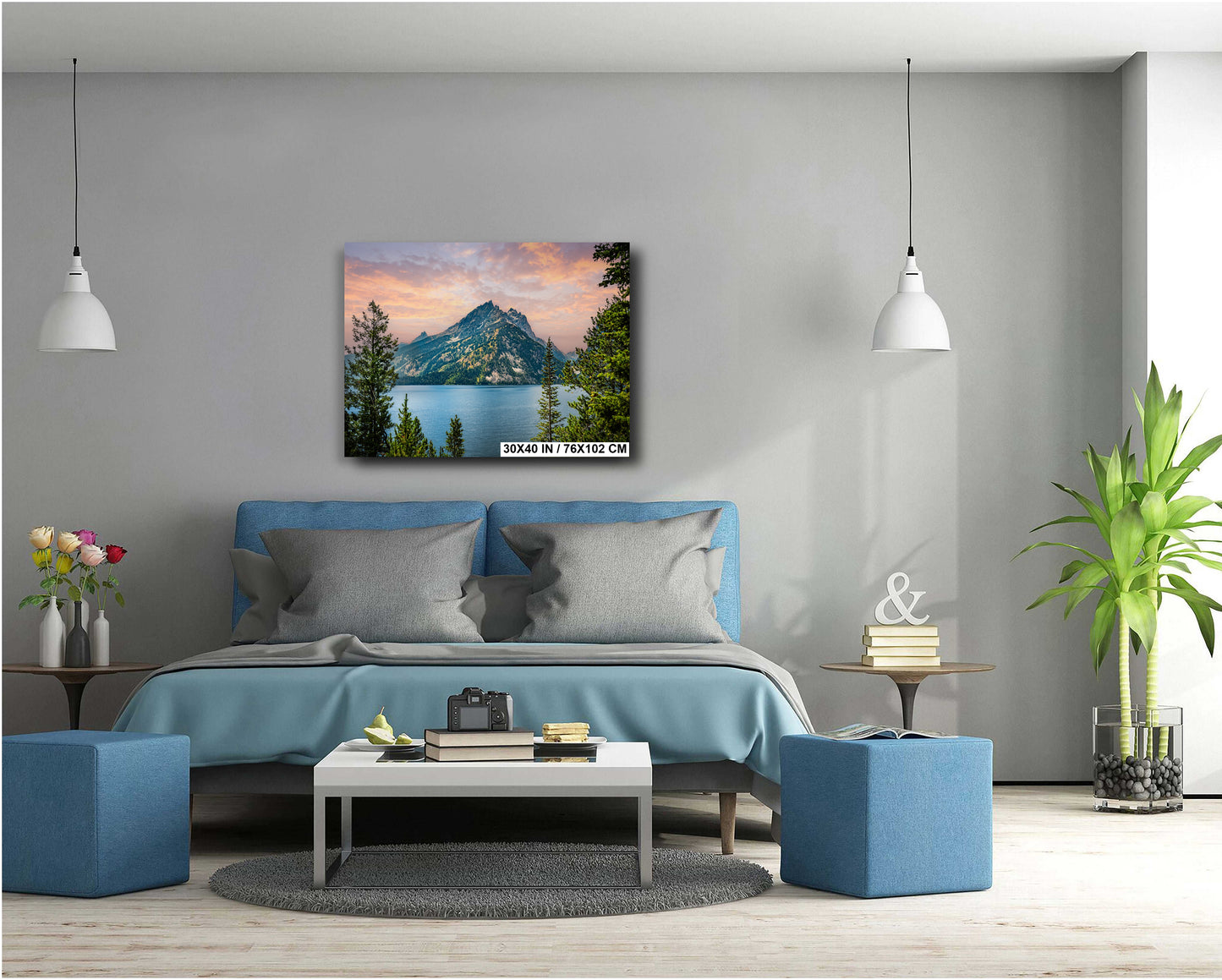 Jewel of the Tetons: Jenny Lake Grand Teton National Park Wall Art Photography Wyoming Metal Aluminum Print