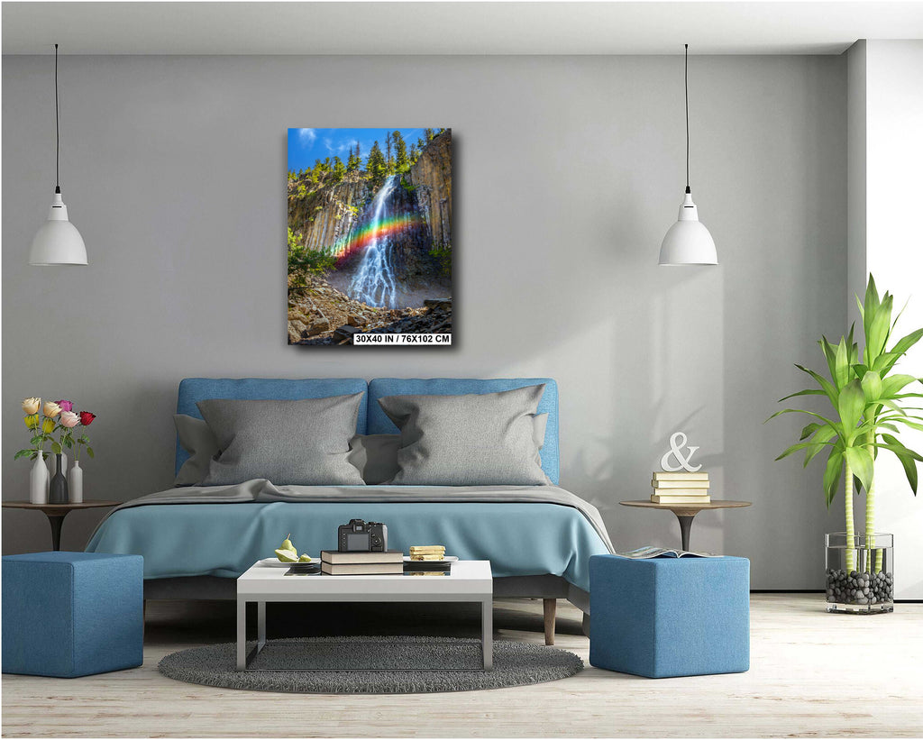 Majestic Cascades: Palisade Falls Montana Waterfalls, Nature Wall Art Print