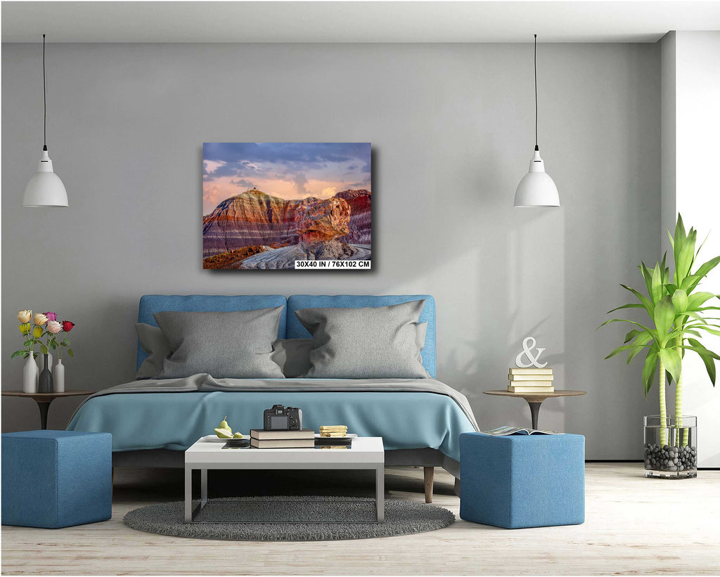 Petrified Forest Blue Mesa Arizona Landscape Photography Wall Art