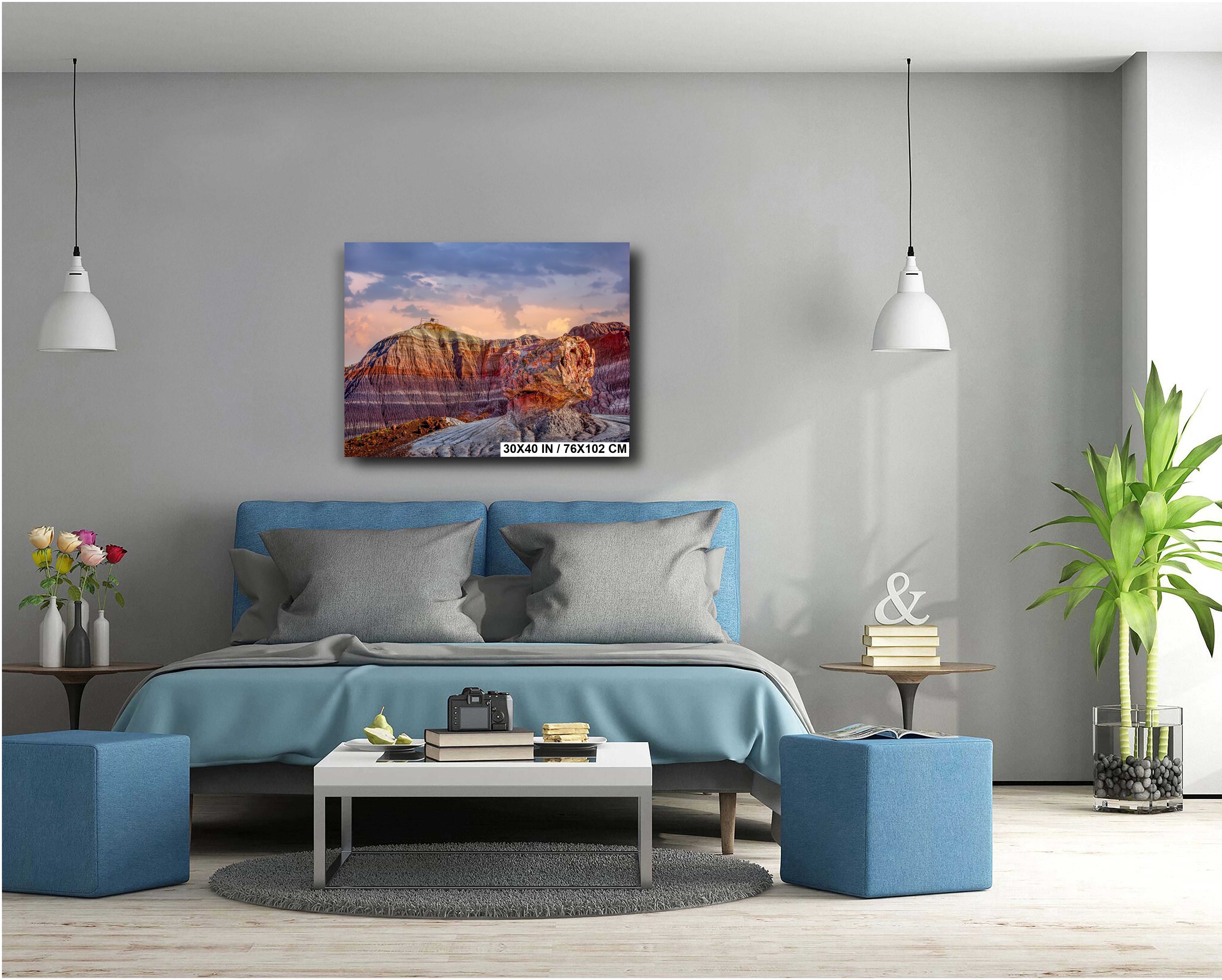 Petrified Forest Blue Mesa Arizona Landscape Photography Wall Art