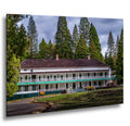 Big Trees Lodge Yosemite Photography Print, Historic Victorian Hotel, Sierra Nevada California Wall Art Decor