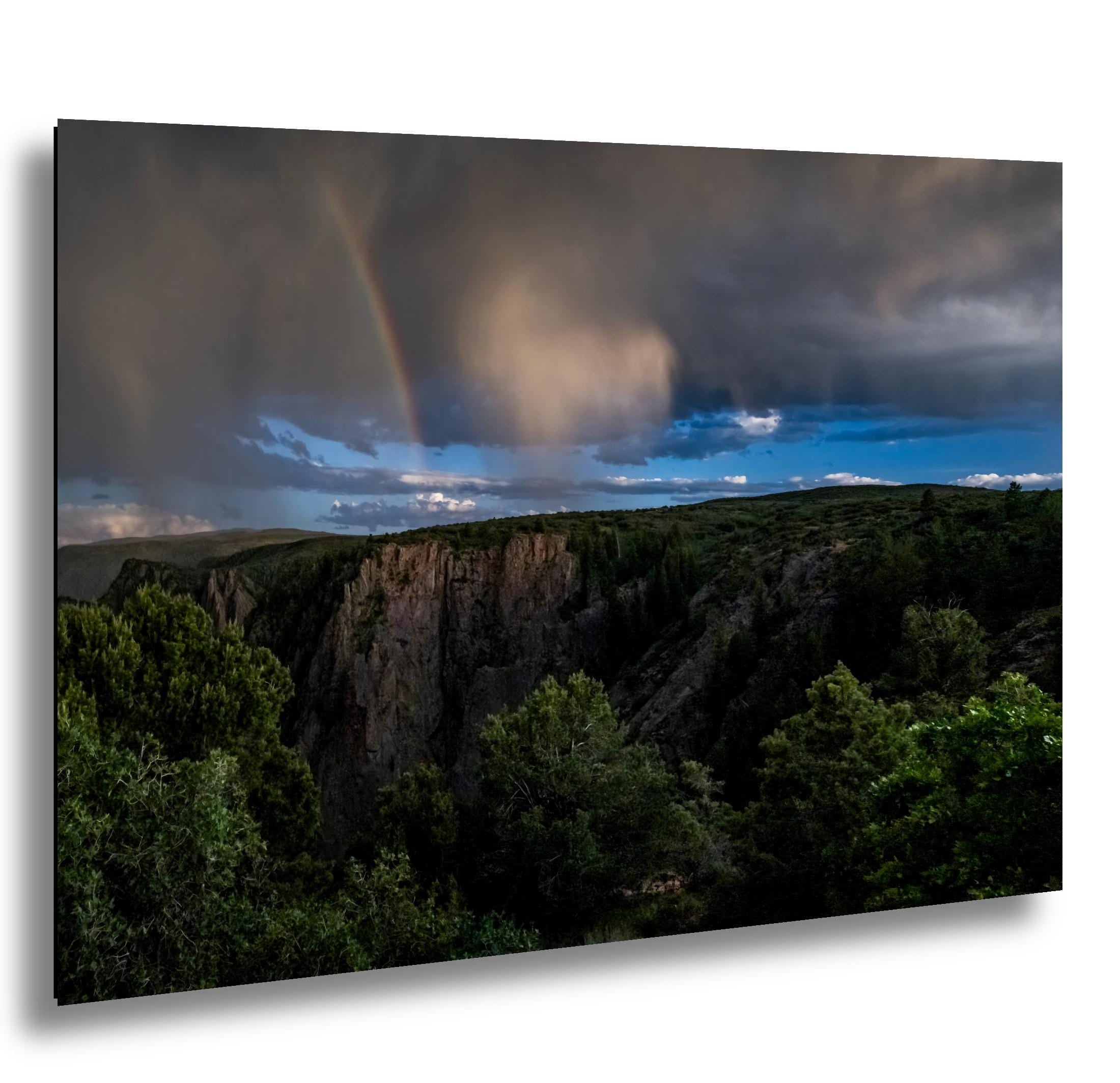 Black Canyon Rainbow Print: Colorado Landscape Photography Wall Art