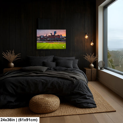 St. Paul Saints Baseball CHS Field Twilight Photography Print, Downtown Minnesota Stadium Art, Urban Ballpark Decor