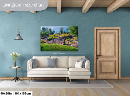 Voyageurs National Park Ellsworth Rock Gardens Stone Marker Photography Print