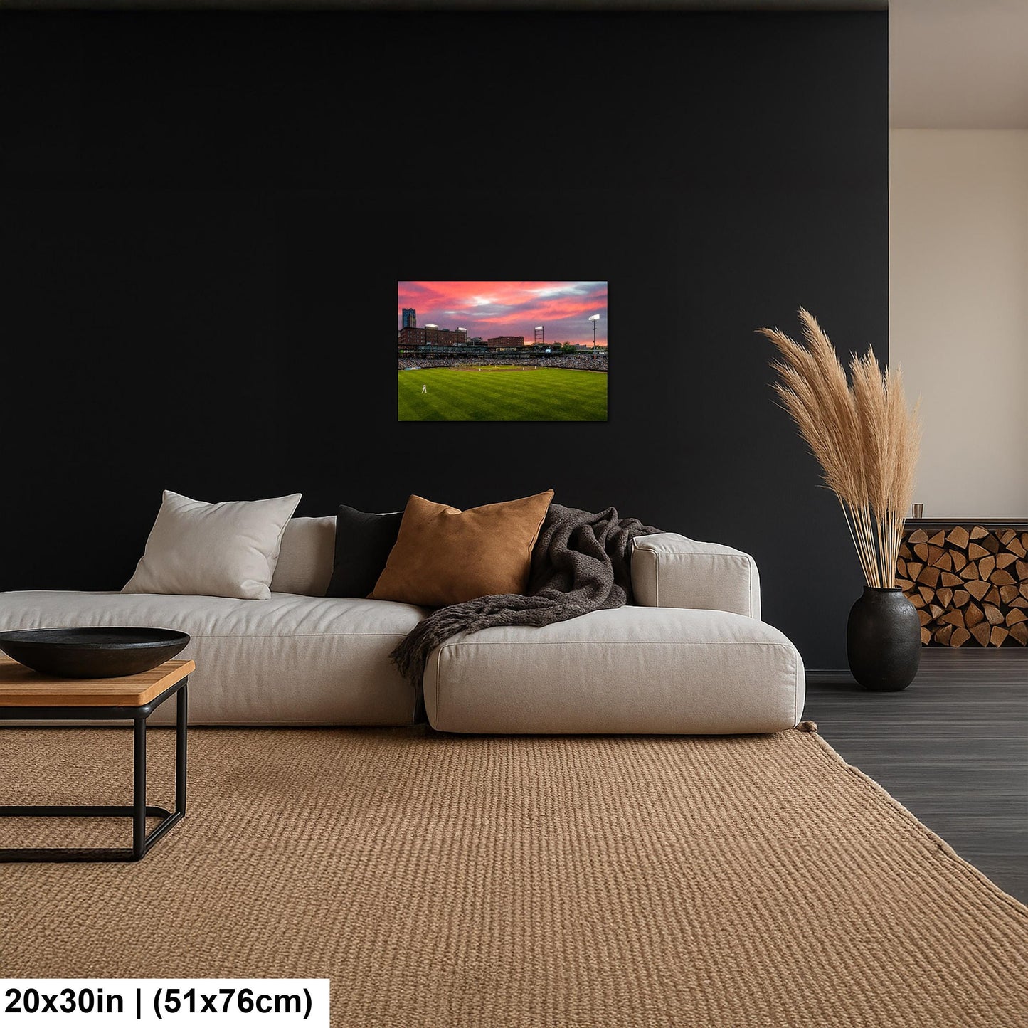 St. Paul Saints Baseball Stadium at Sunset, St. Paul Minnesota Photography Print