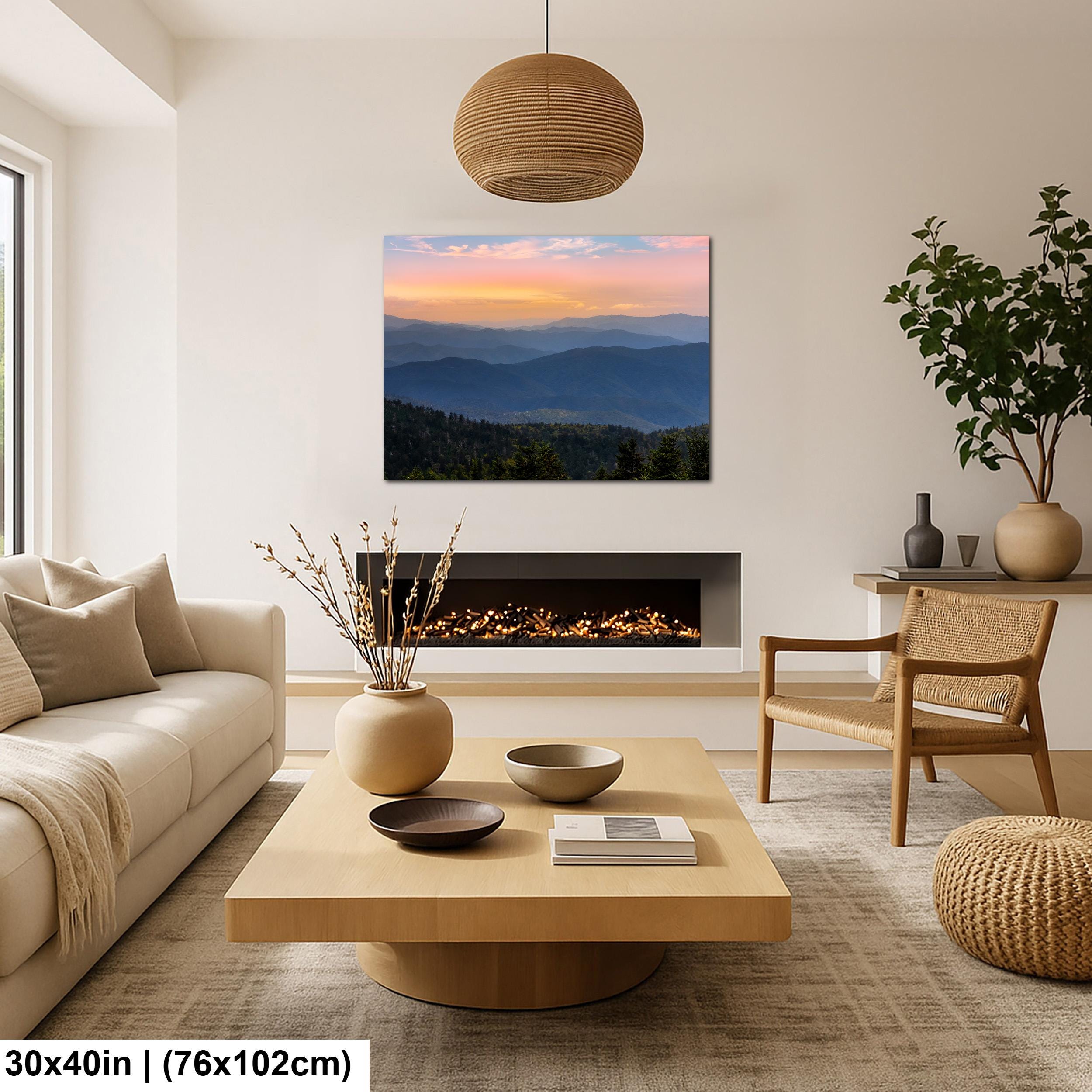 Endless Ridges: Great Smoky Mountains National Park TN NC Photo Wall Art