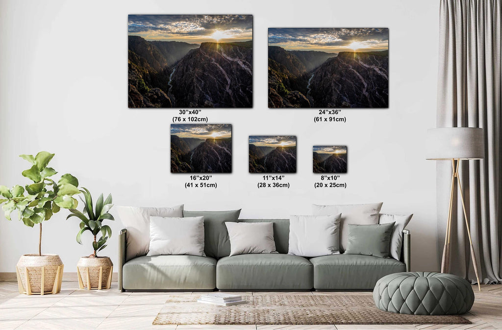 Black Canyon Sunrise Print: Colorado Landscape Photography