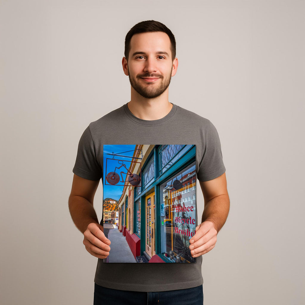 Bisbee Bicycle Brothel Historic Arizona Street Scene Photography Wall Art