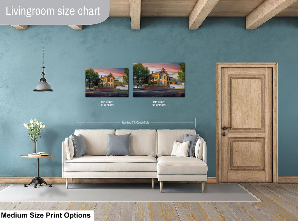 Lincoln Home Springfield Illinois Historic Site Photography Wall Art