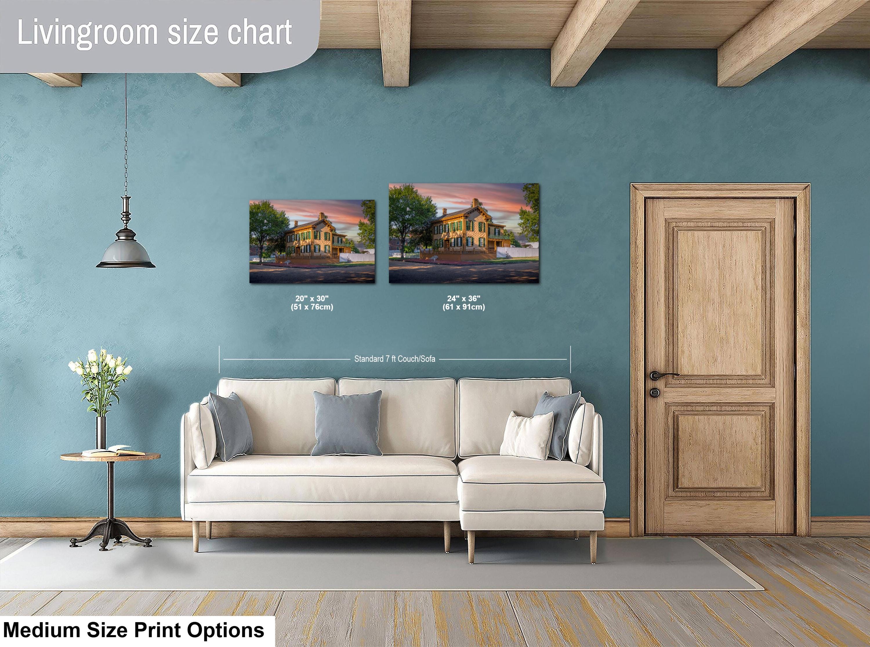 Lincoln Home Springfield Illinois Historic Site Photography Wall Art