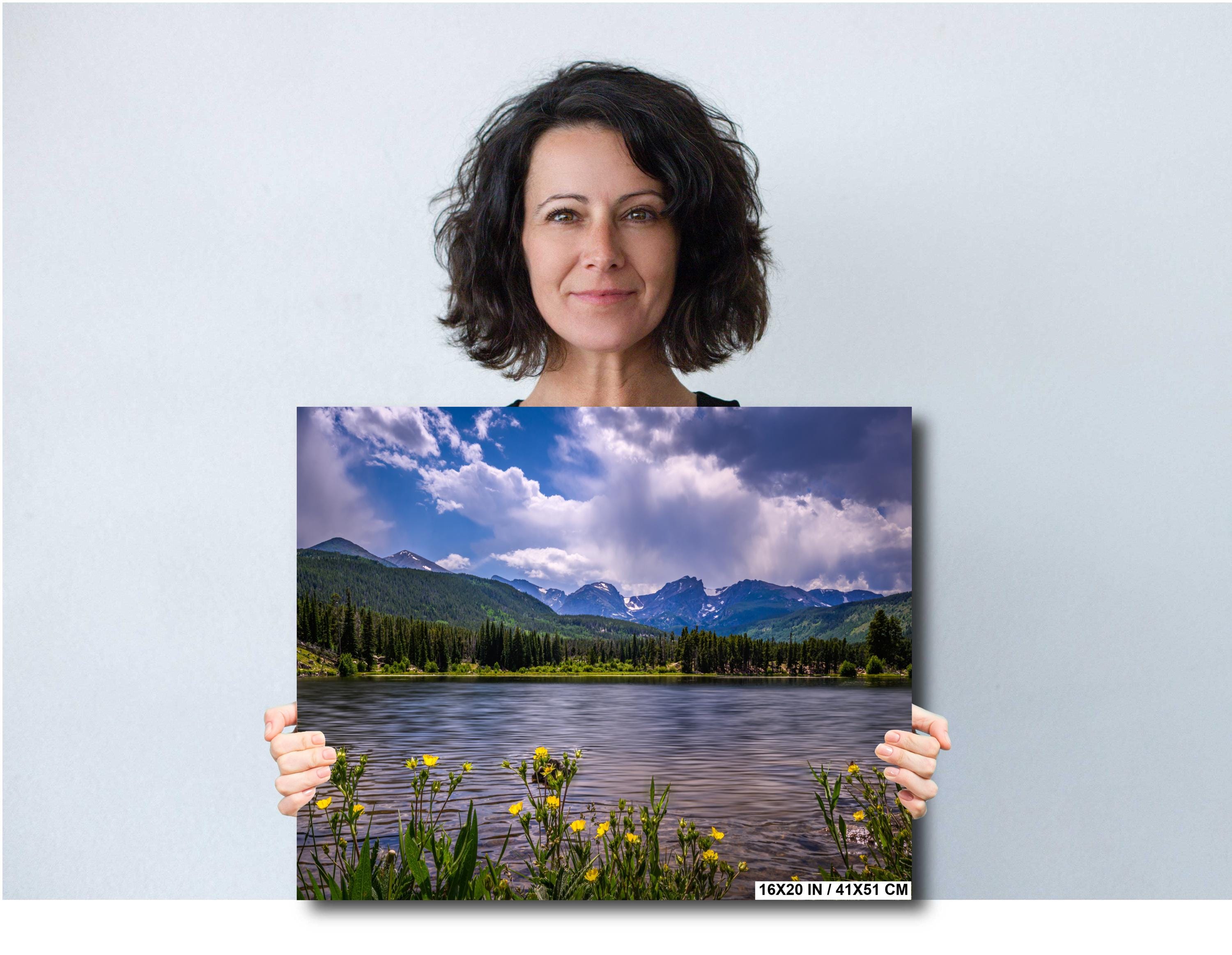 Rocky Mountain National Park Print: Golden Wildflower Lake Photography