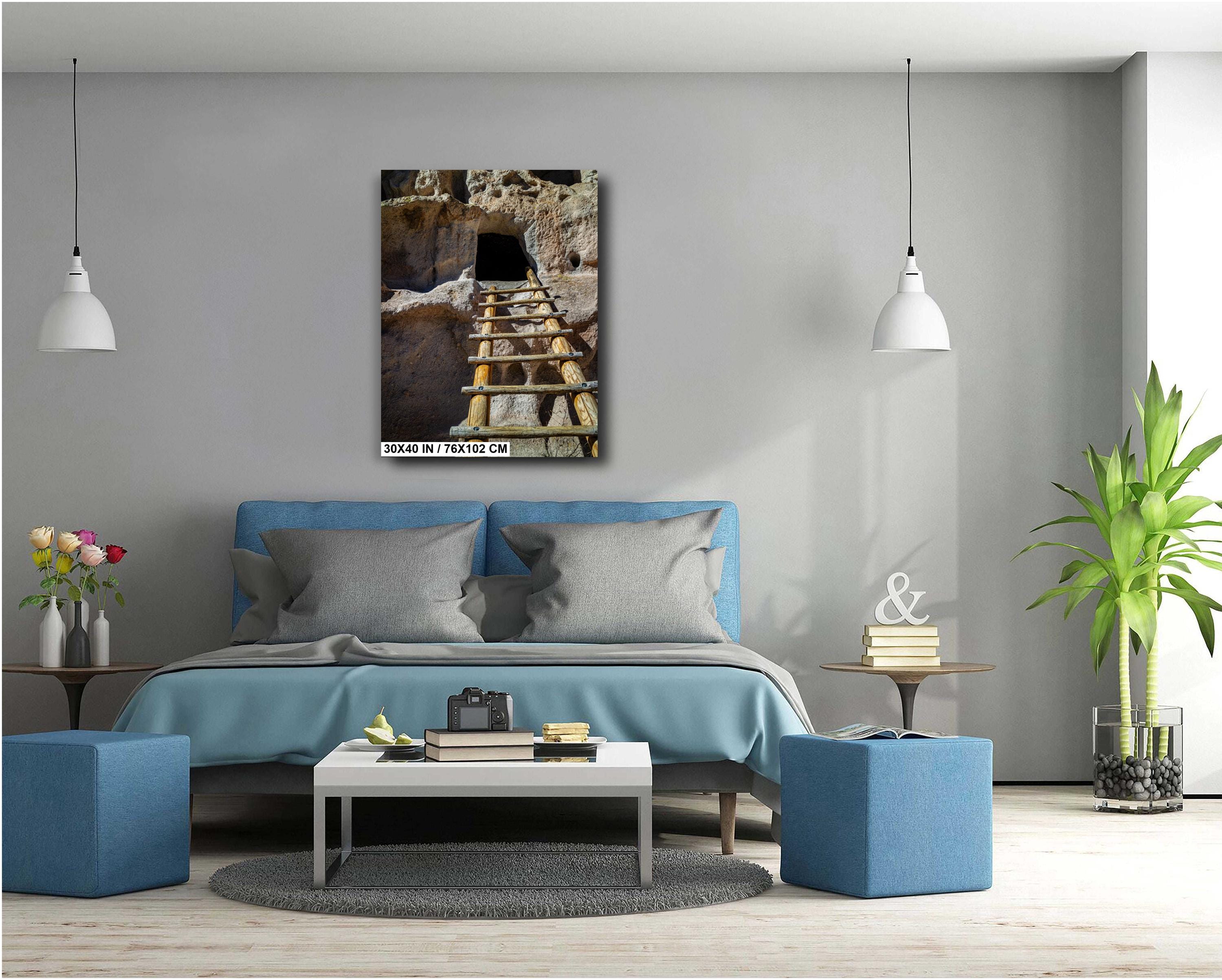 Bandelier National Monument Print: Ancestral Puebloan Cliff Dwelling Ladder