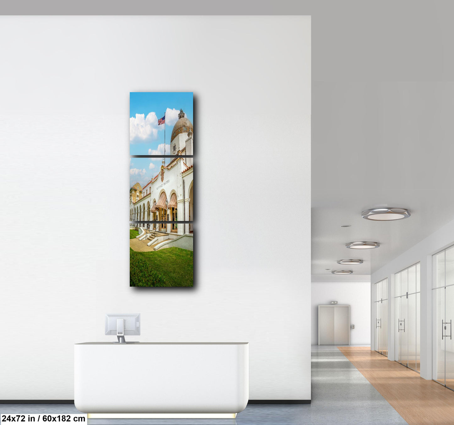 Quapaw Baths Historic Building, Hot Springs National Park Arkansas, Photography Print Wall Art