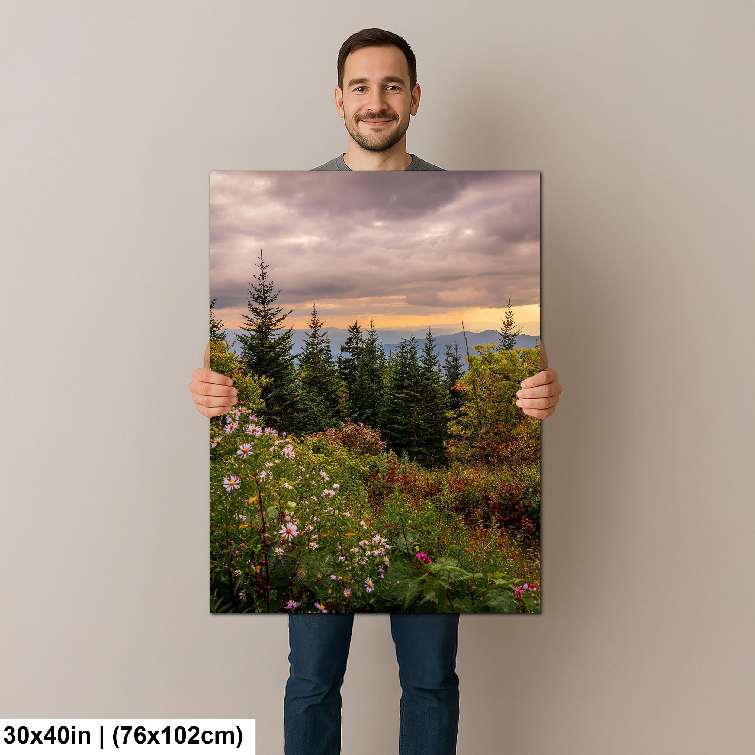 Mountain Bouquet: Great Smoky Mountains Tennessee Wildflower Photo Wall Art