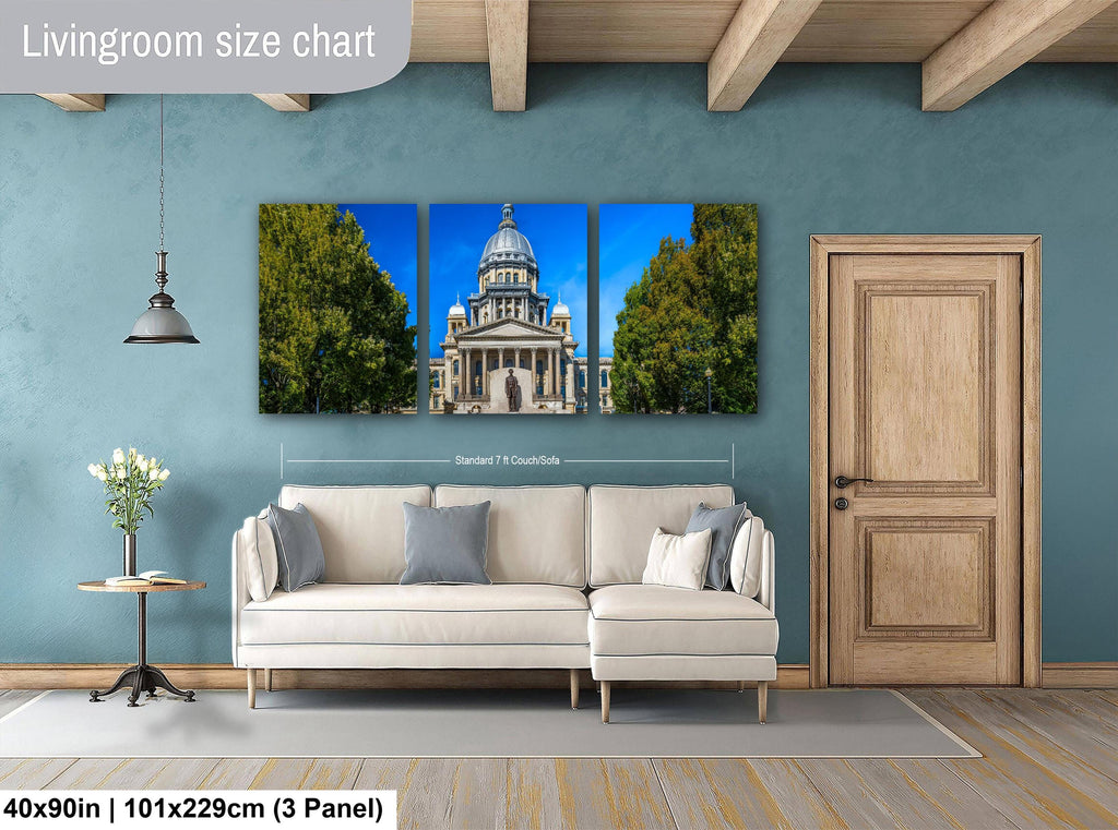 Springfield Illinois State Capitol Dome Photography Print