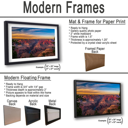 Grand Canyon Sunset Panorama – Colorado River Arizona Photography Wall Art