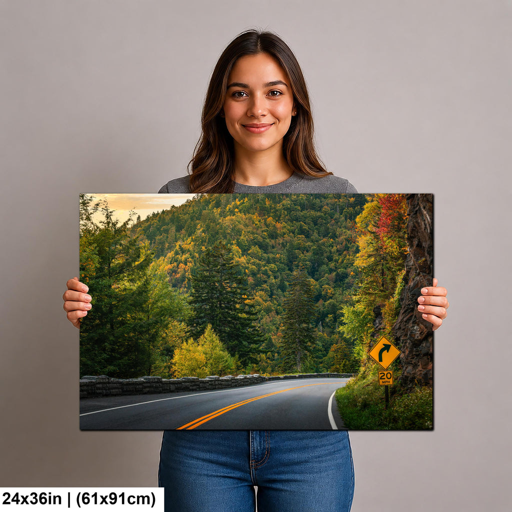 Mountain Curve: Great Smoky Mountains NP Tennessee Photography Wall Art