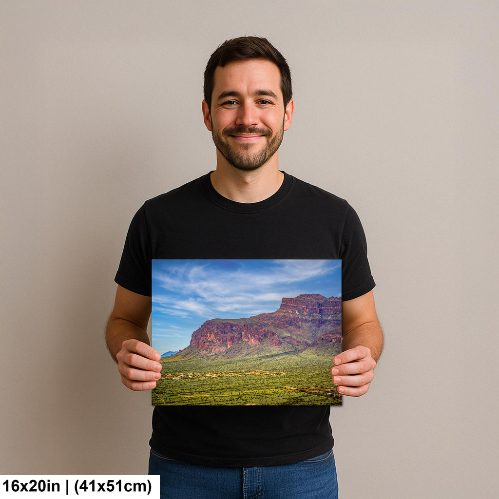 Superstition Mountains Landscape, Apache Junction Arizona, Photography Print Wall Art