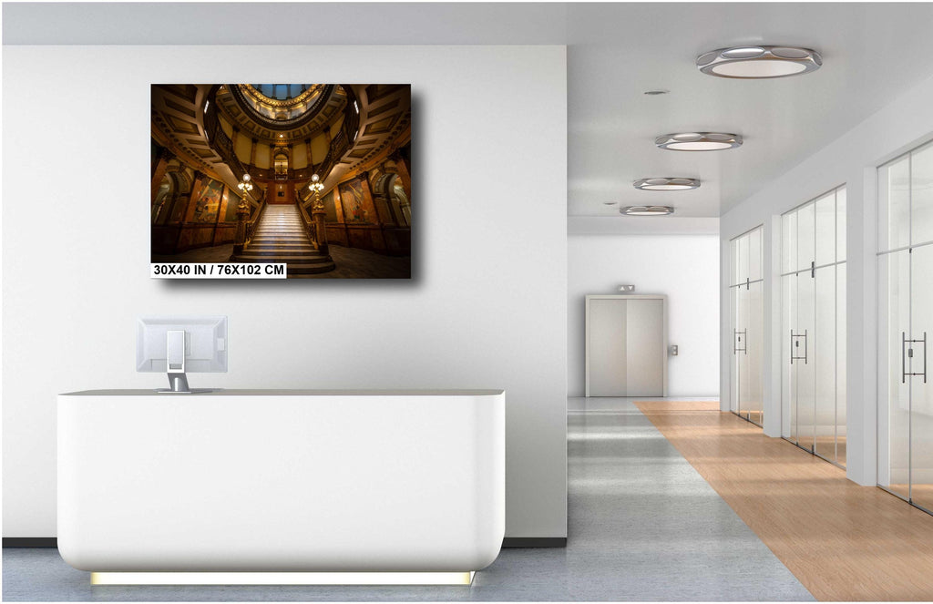 Colorado Capitol Rotunda Print: Denver Historical Architecture Wall Art
