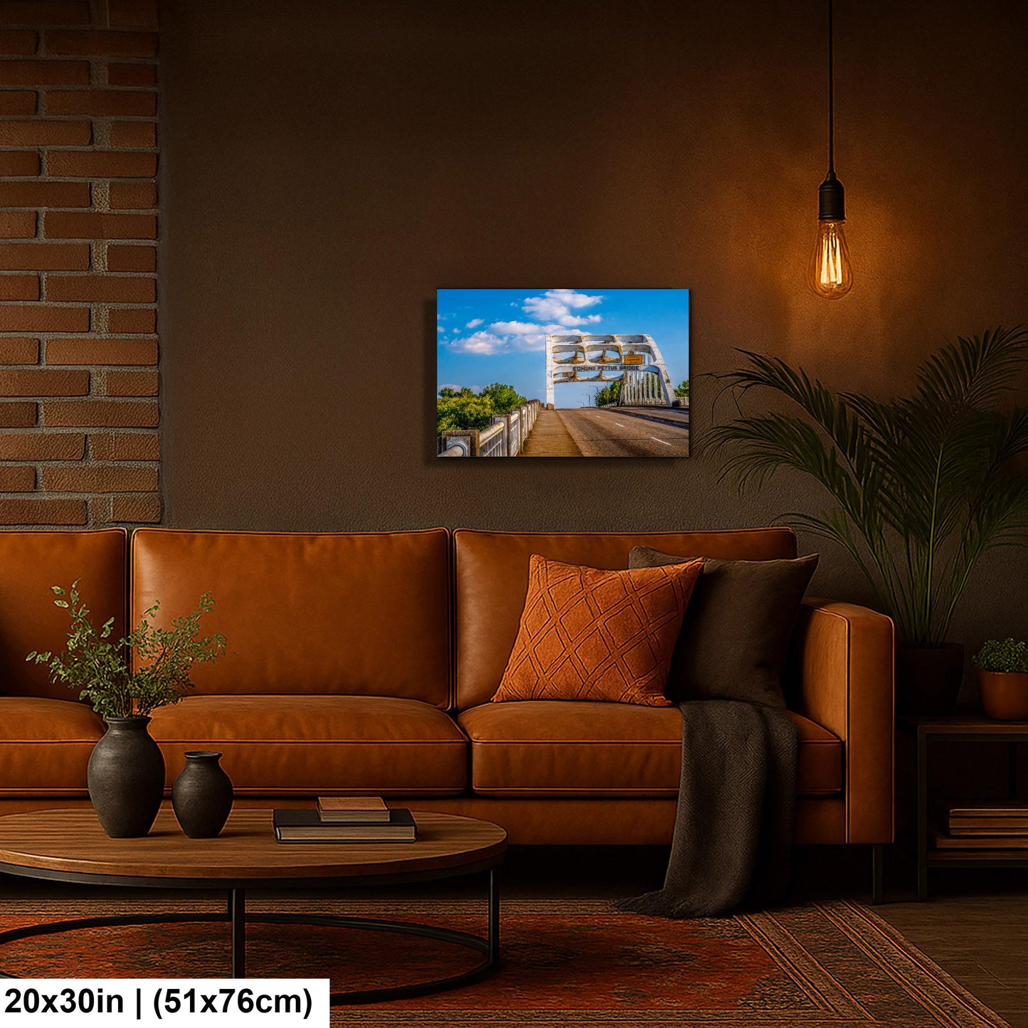 Edmund Pettus Bridge Selma Alabama Photography Wall Art