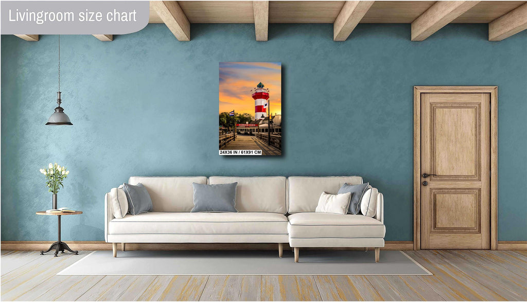 Harbour Town Glow: Sunset at Hilton Head Island South Carolina Print Wall Art Nautical Photography Aluminum/Acrylic/Metal/Canvas