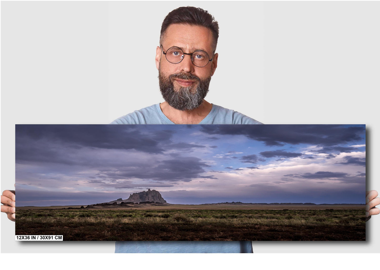 Shiprock New Mexico: Monadnock Desert Landscape Photography Wall Art