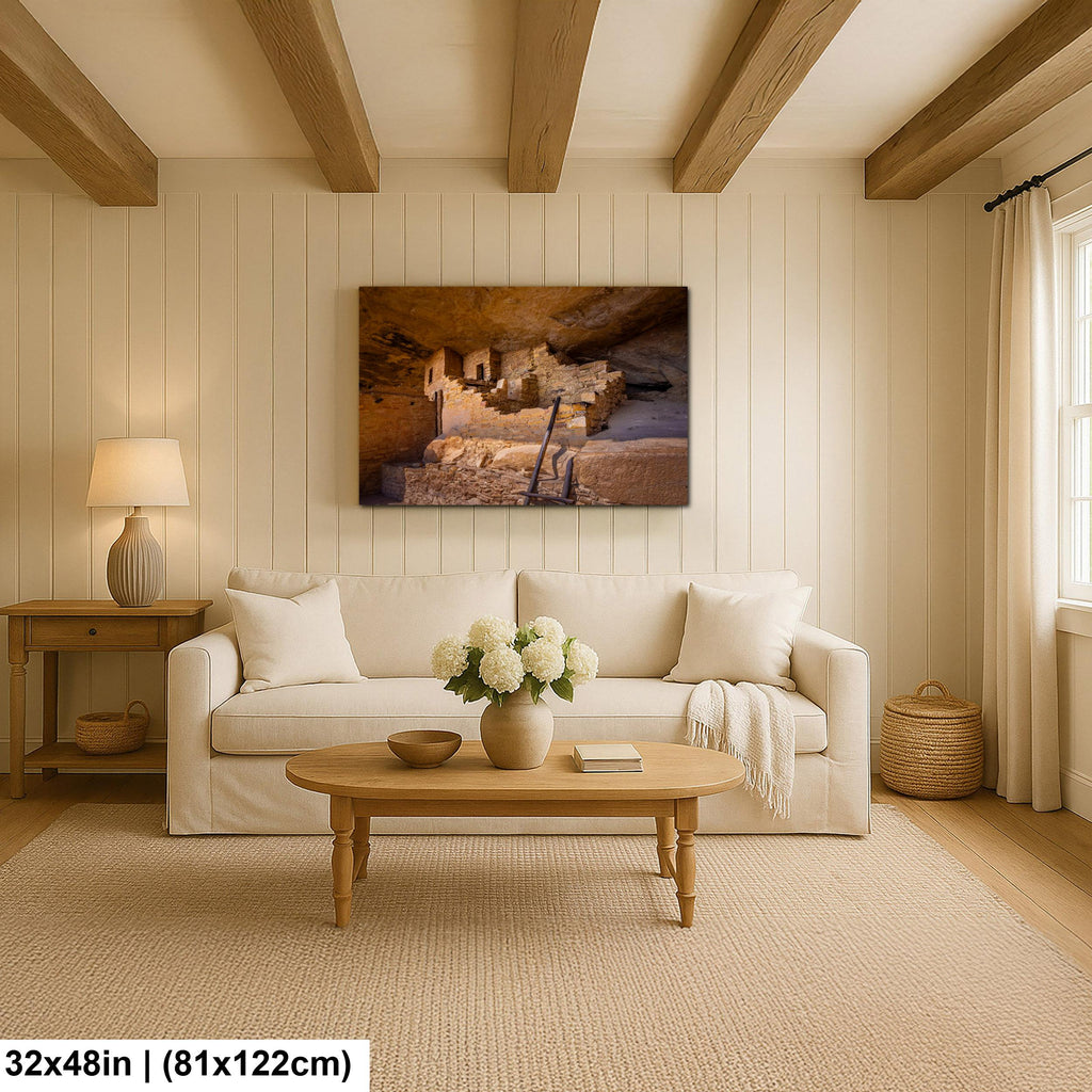 Ancient Cliff Dwelling at Mesa Verde National Park, Cortez Colorado Photography Print