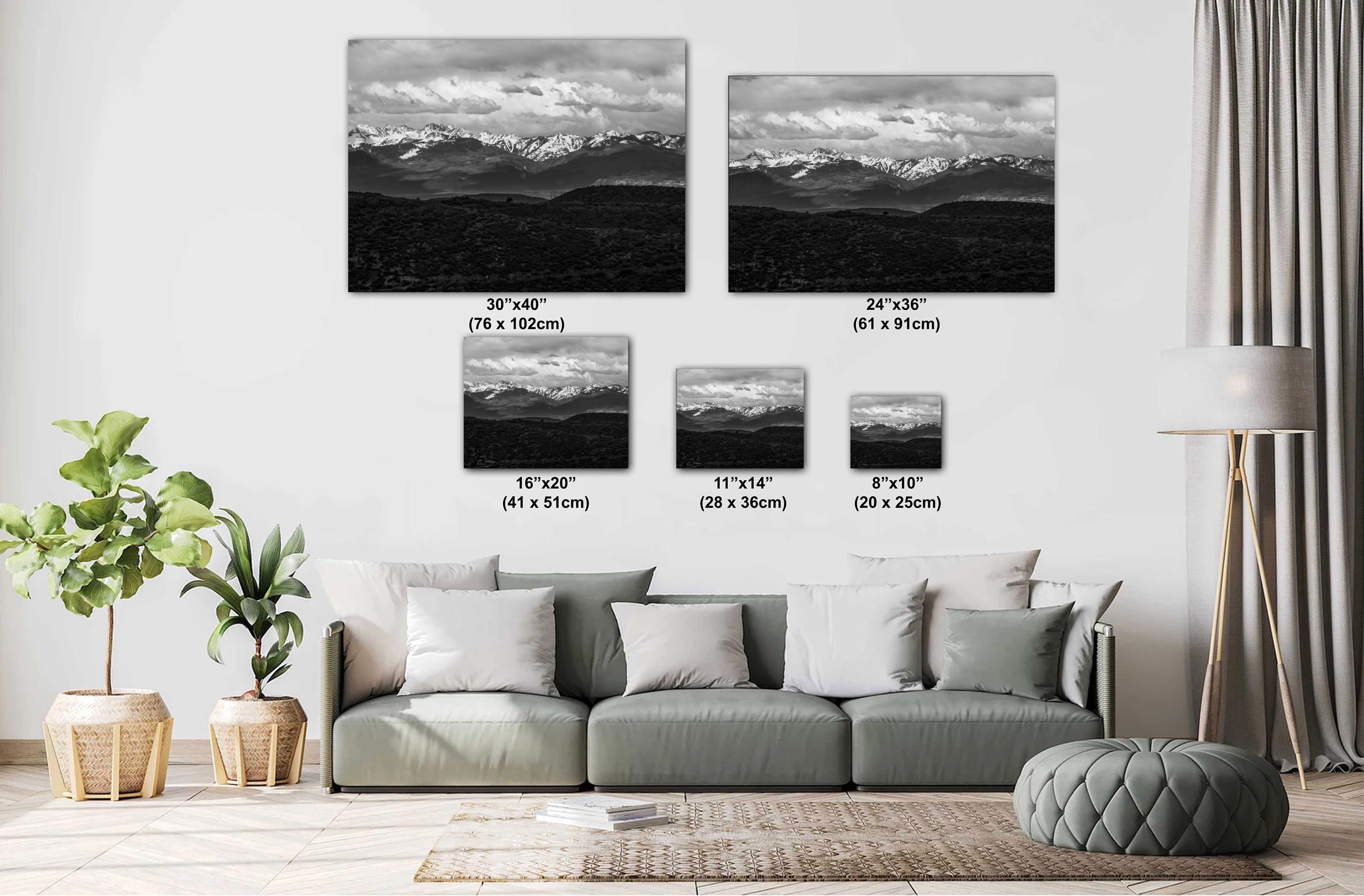 Mesa Verde Storm Photography Print: Colorado Mountain Landscape Wall Art