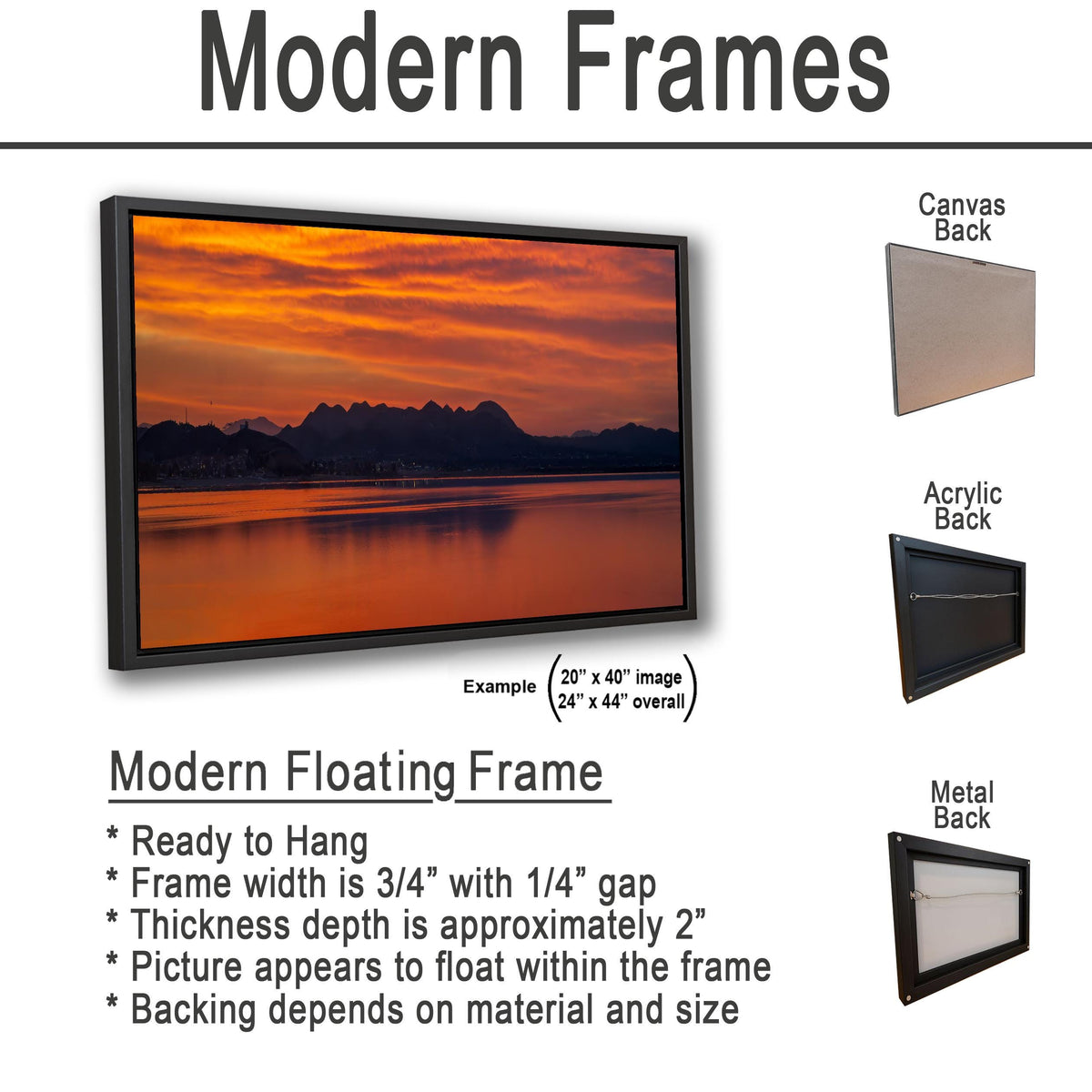 Burning Horizon: Lake Elsinore California Sunrise Landscape Photo Wall Art