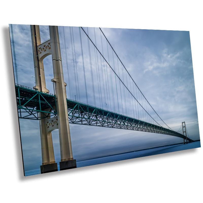 Mackinac Bridge: Michigan Landmark Photography Wall Art