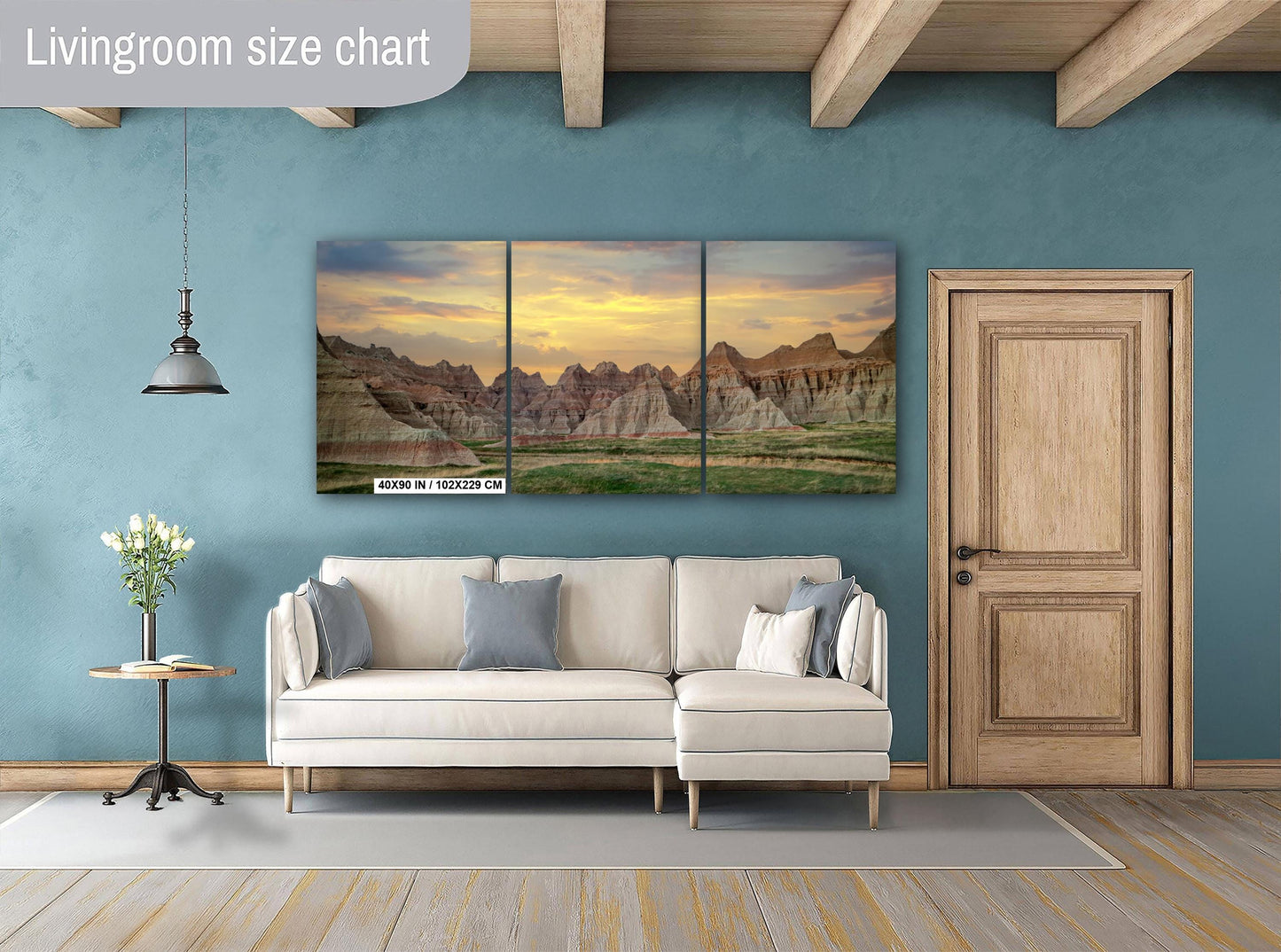 Badlands National Park Cathedral Peaks at Sunset South Dakota Photography Print