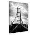 Deer Isle Bridge: Eggemoggin Reach Maine Suspension Black White Wall Art